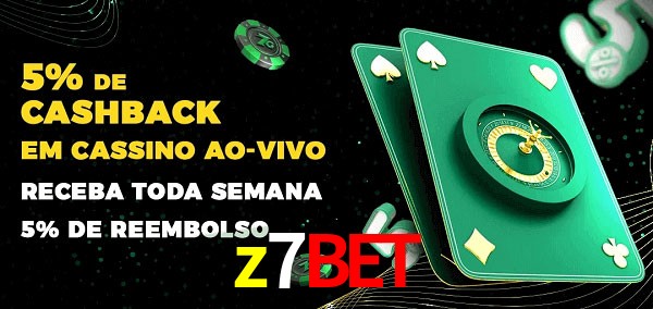 Promoções do cassino ao Vivo z7bet